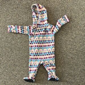 Patagonia Infant Micro D fleece bunting 3-6 months